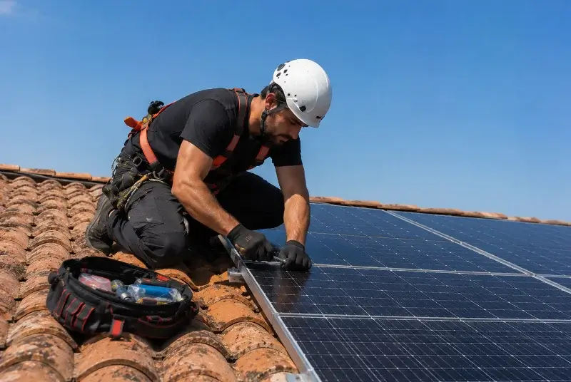 Maintenance et monitoring de panneaux solaires à Aizenay