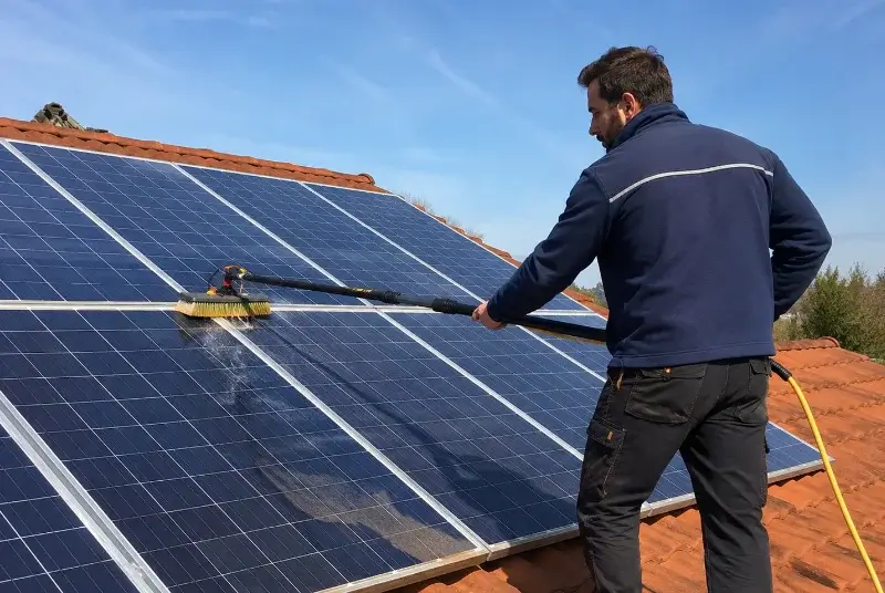 Nettoyage et entretien de panneaux solaires à Aizenay